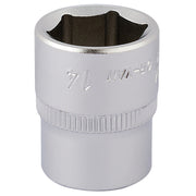 Draper 14mm 1/4" Square Drive Elora Hexagon Socket