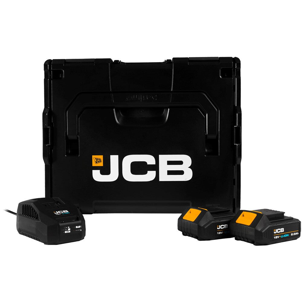 JCB Tools 2.0Ah Starter Kin in L-Boxx 136 Power Tool Case