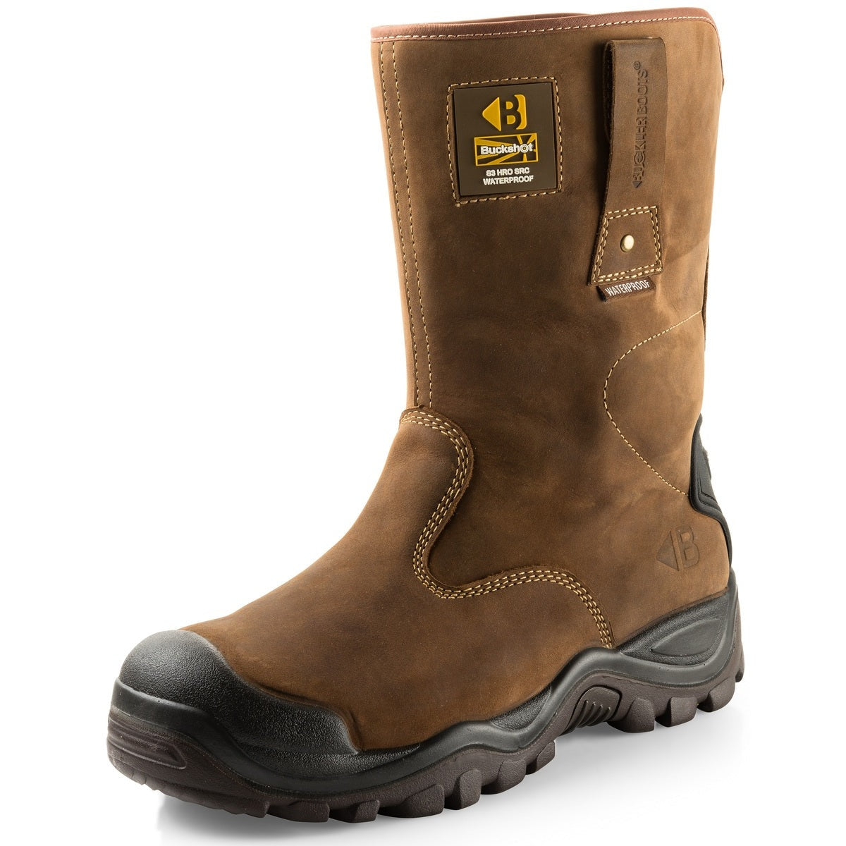 Buckbootz BSH010BR Safety Rigger Boots