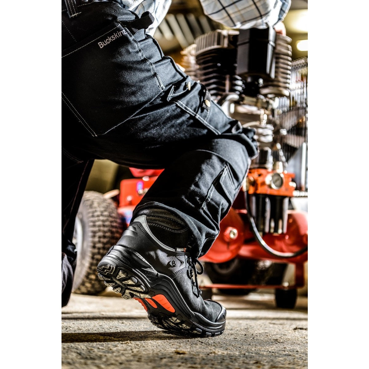 Buckbootz NKZ102BK Safety Dealer Boots