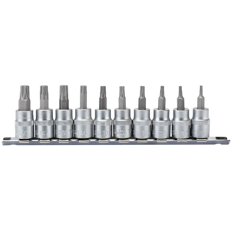 Draper 3/8" Sq. Dr. 48mm Long Draper TX-STAR® Socket Bit Set (10 Piece)