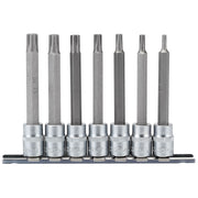 Draper 3/8" Sq. Dr. Ribe® Socket Bit Set (7 piece)