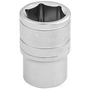 Draper 1/2" Square Drive 6 Point Metric Socket (18mm)