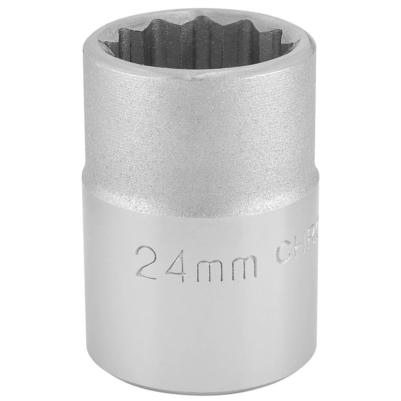 Draper 3/4" Square Drive 12 Point Socket (24mm)