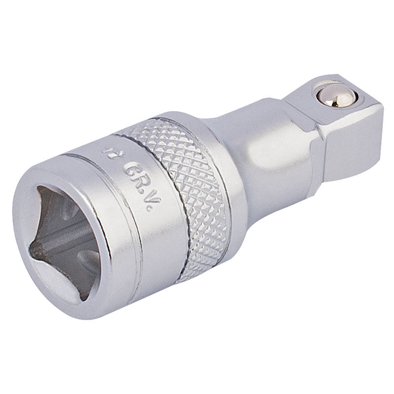 Draper 3/8" Square Drive Satin Chrome Wobble Extension Bar (45mm)