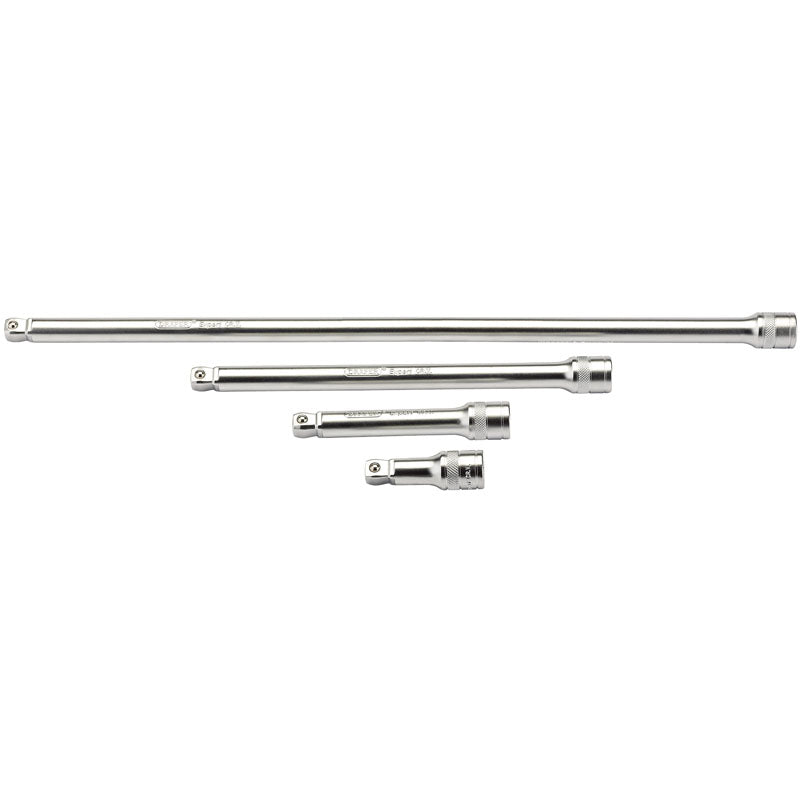 Draper 1/2" Sq. Dr. Wobble Extension Bar Set (Micro Satin Chrome) (4 Piece)
