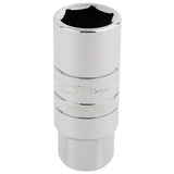 Draper 3/8" Square Drive 12mm Thread 6 Point Spark Plug Socket (18mm Socket)