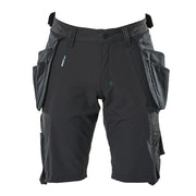 Mascot Advanced Craftsmen's Shorts with Detachable Holster Pockets  - Dark Navy #colour_dark-navy