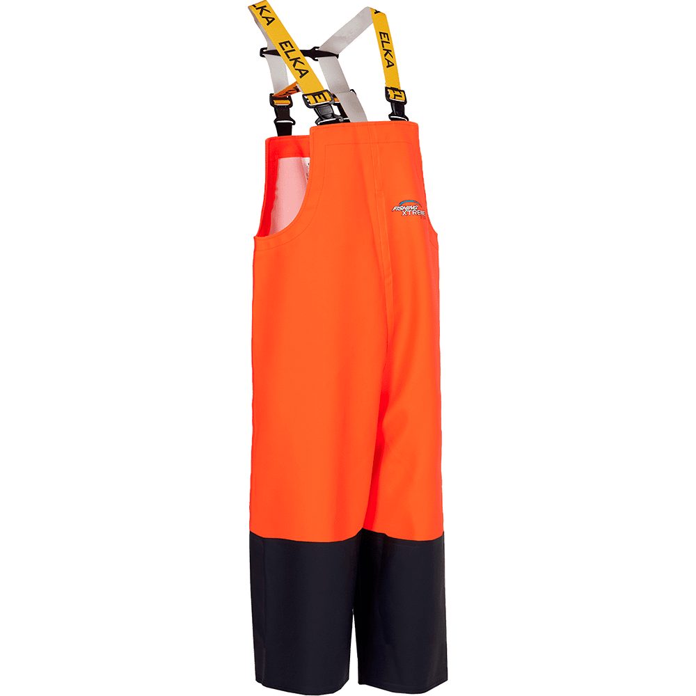 ELKA Fishing Xtreme Bib & Brace - Junior 177302JFX #colour_hi-vis-ora-navy