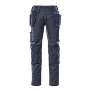 Mascot Unique Lightweight Trousers with Holster Pockets #colour_dark-navy