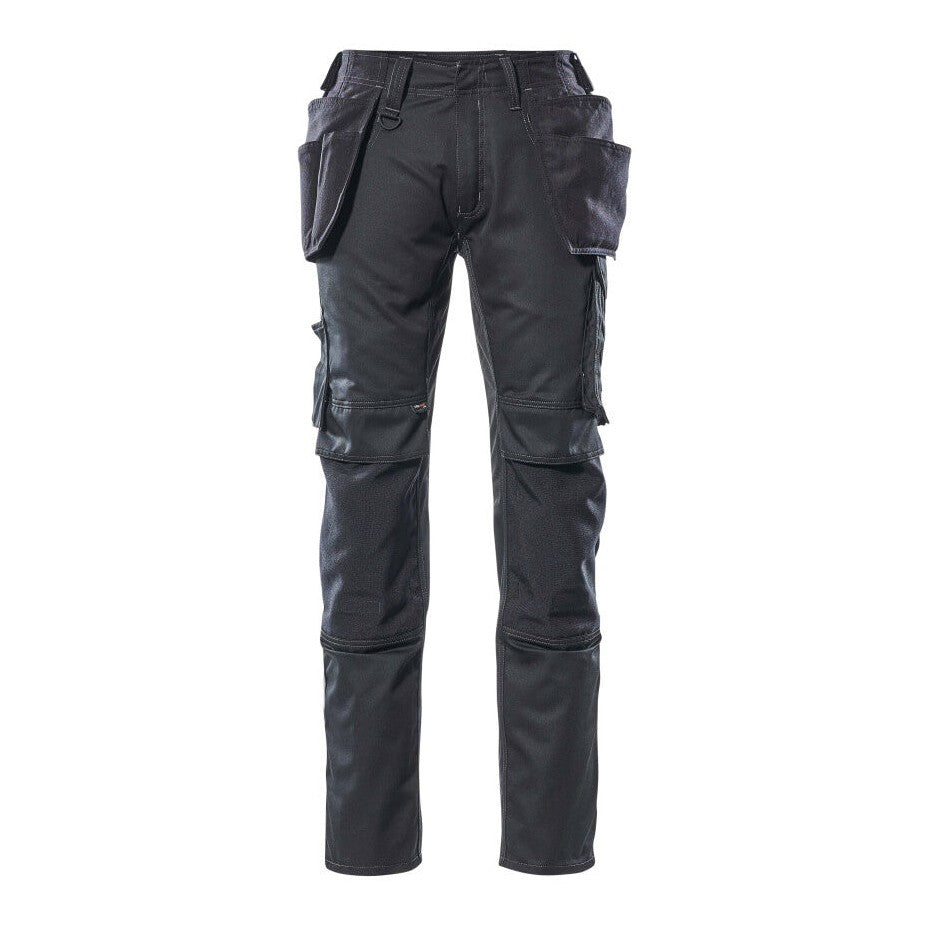 Mascot Unique Lightweight Trousers with Holster Pockets #colour_black