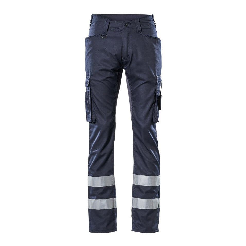 Mascot Frontline Service Trousers with Reflective Tape #colour_dark-navy