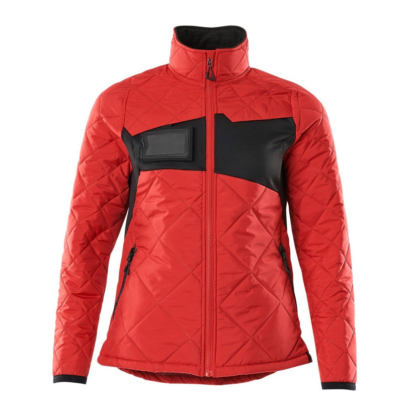 Mascot Accelerate Ladies Thermal Jacket with CLIMascot #colour_traffic-red-black