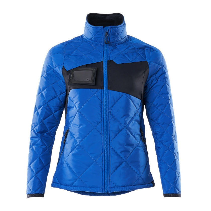Mascot Accelerate Ladies Thermal Jacket with CLIMascot #colour_azure-blue-dark-navy