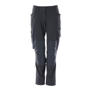 Mascot Accelerate Ladies Diamond Trousers with Kneepad Pockets #colour_dark-navy