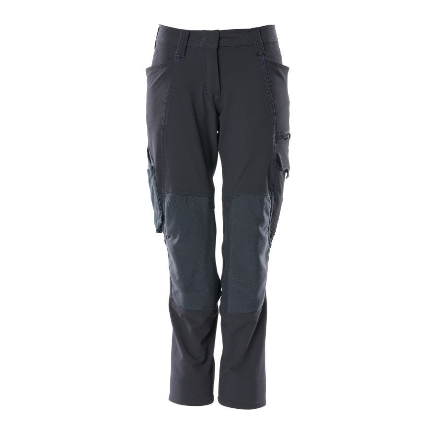 Mascot Accelerate Ladies Diamond Trousers with Kneepad Pockets #colour_dark-navy