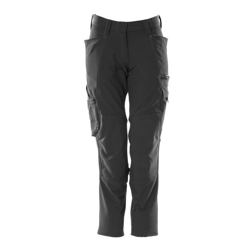 Mascot Accelerate Ladies Diamond Trousers with Kneepad Pockets #colour_black