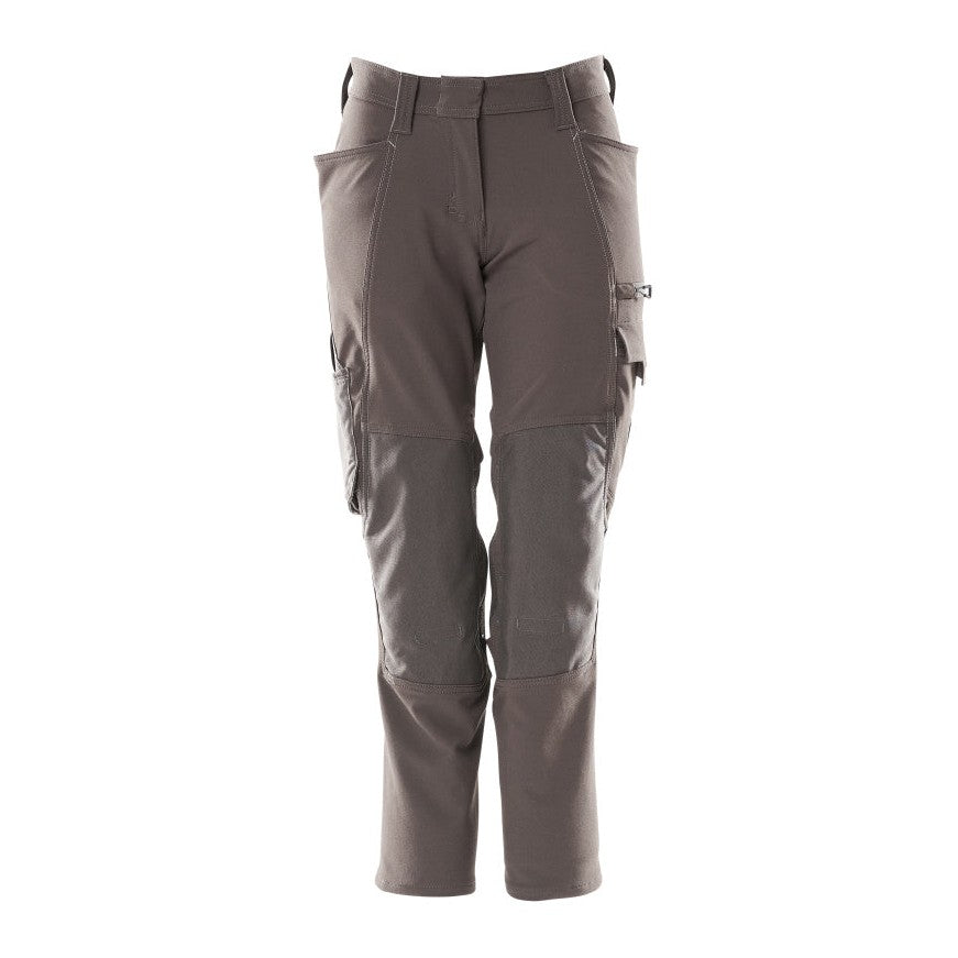 Mascot Accelerate Ladies Diamond Trousers with Kneepad Pockets #colour_dark-anthracite