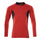 Mascot Accelerate Coolmax Pro Long-Sleeved Polo Shirt #colour_traffic-red-black