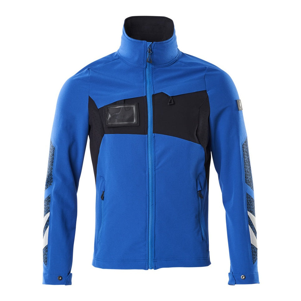 Mascot Accelerate Ultimate Stretch Lightweight Work Jacket #colour_azure-blue-dark-navy