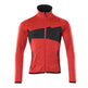 Mascot Accelerate Microfleece Jacket with Zipper #colour_traffic-red-black