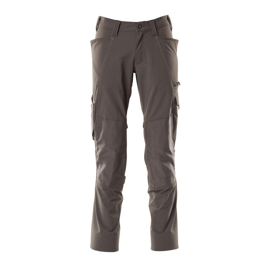 Mascot Accelerate Stretch Trousers with Kneepad Pockets - Dark Anthracite #colour_dark-anthracite