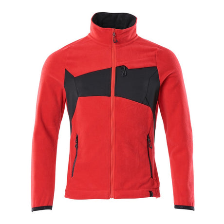 Mascot Accelerate Fleece Jacket with Fleece Jacket #colour_traffic-red-black