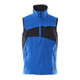 Mascot Accelerate Ultimate Stretch Lightweight Gilet #colour_azure-blue-dark-navy