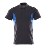 Mascot Accelerate Modern Fit Polo Shirt #colour_dark-navy-azure-blue