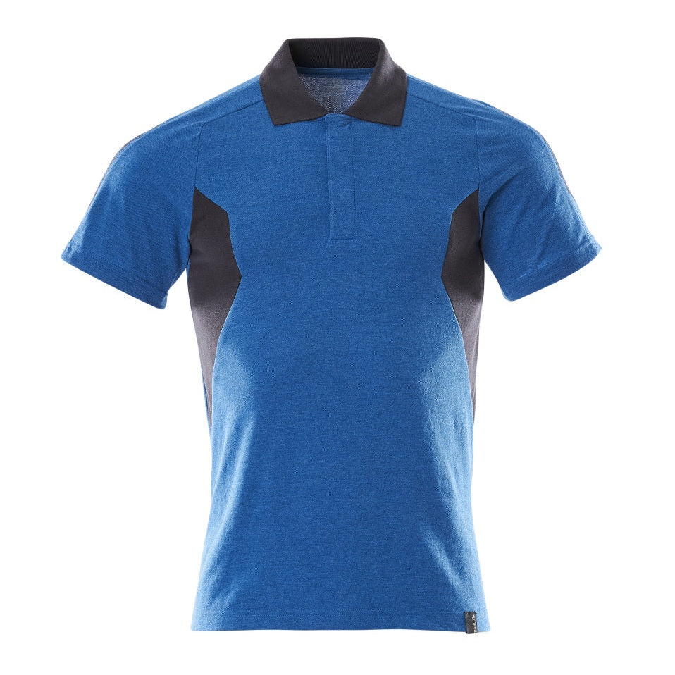 Mascot Accelerate Modern Fit Polo Shirt #colour_azure-blue-dark-navy