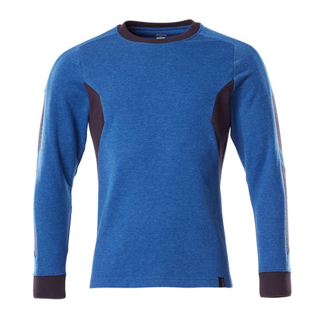 Mascot Accelerate Modern Fit Sweatshirt #colour_azure-blue-dark-navy