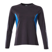 Mascot Accelerate Ladies Long-Sleeved T-Shirt #colour_dark-navy-azure-blue