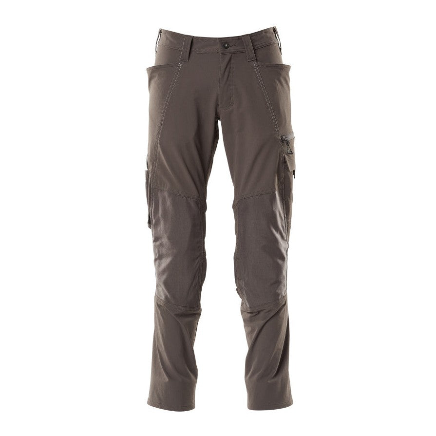 Mascot Accelerate Stretch Trousers with Kneepad Pockets - Dark Anthracite #colour_dark-anthracite