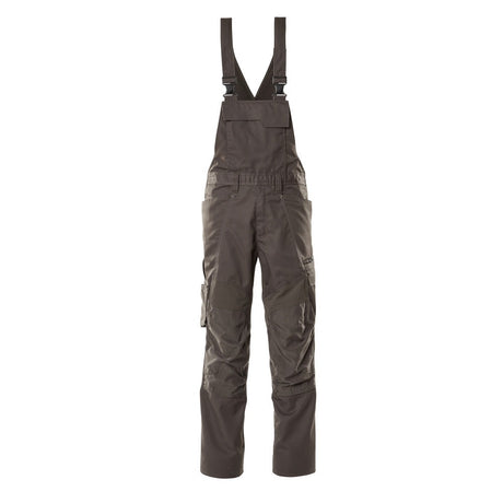 Mascot Accelerate Bib & Brace with Kneepad Pockets - Dark Anthracite #colour_dark-anthracite