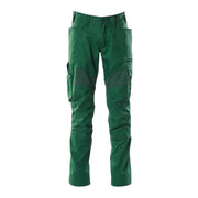 Mascot Accelerate Trousers with Kneepad Pockets - Green #colour_green