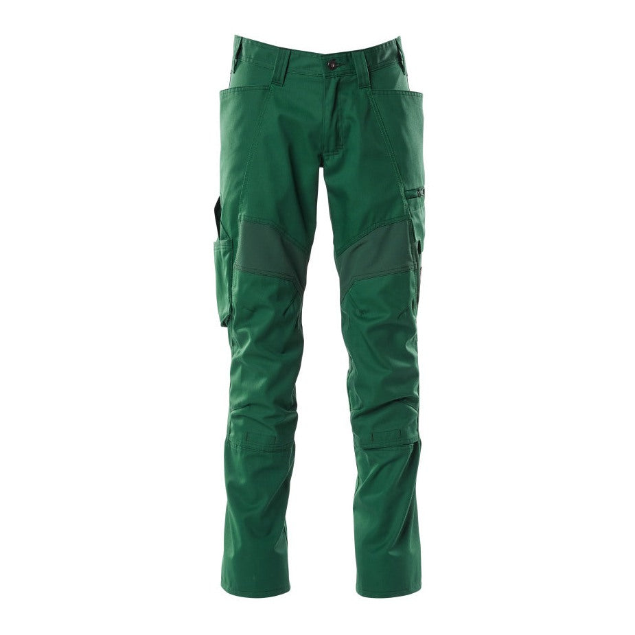 Mascot Accelerate Trousers with Kneepad Pockets - Green #colour_green