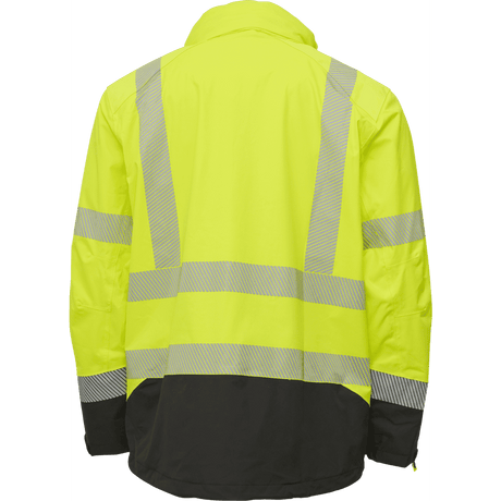 ELKA Visible Xtreme Stretch Jacket 186000R #colour_hi-vis-yell-black