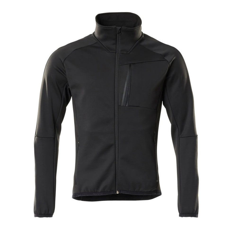 Mascot Unique Modern Fit Microfleece Jacket with Zipper #colour_black