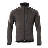 Mascot Unique Modern Fit Microfleece Jacket with Zipper #colour_dark-anthracite-black