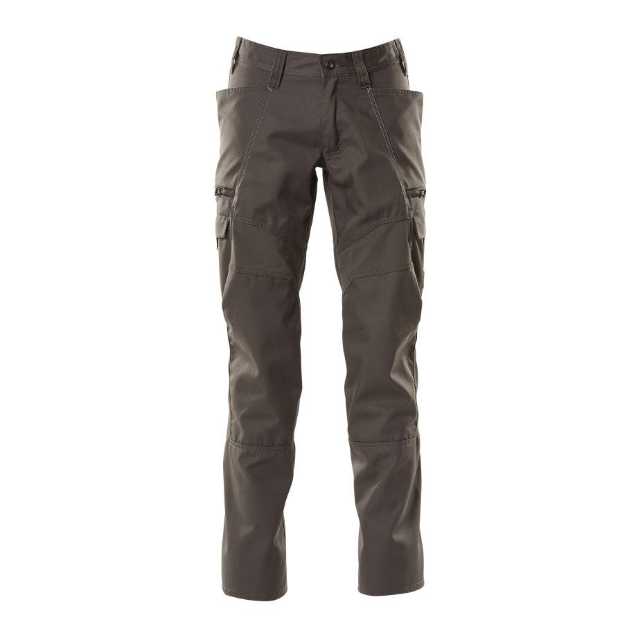 Mascot Accelerate Thigh Pocket Trousers with Stretch Zones - Dark Anthracite #colour_dark-anthracite