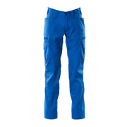 Mascot Accelerate Thigh Pocket Trousers with Stretch Zones - Azure Blue #colour_azure-blue