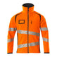 Mascot Accelerate Safe Softshell Jacket #colour_hi-vis-orange-dark-navy