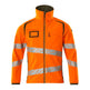 Mascot Accelerate Safe Softshell Jacket #colour_hi-vis-orange-moss-green]