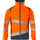 Mascot Accelerate Safe Ultimate Stretch Work Jacket #colour_hi-vis-orange-dark-petroleum