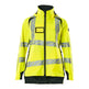 Mascot Accelerate Safe Ladies Lightweight Outer Shell Jacket #colour_hi-vis-yellow-dark-navy