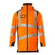 Mascot Accelerate Safe Lightweight Parka with CLIMascot #colour_hi-vis-orange-dark-navy
