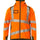 Mascot Accelerate Safe Lightweight Winter Jacket with CLIMascot - Hi-Vis Orange/Moss Green #colour_hi-vis-orange-moss-green