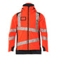 Mascot Accelerate Safe Lightweight Winter Jacket with CLIMascot - Hi-Vis Red/Dark Navy #colour_hi-vis-red-dark-navy