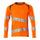 Mascot Accelerate Safe Modern Fit Long-Sleeved T-shirt #colour_hi-vis-orange-dark-navy