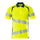 Mascot Accelerate Safe Modern Fit Polo Shirt #colour_hi-vis-yellow-dark-petroleum